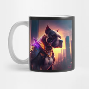 Cyberpunk Dog 2 Mug